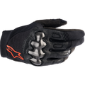 Alpinestars Megawatt V2 Gloves - Black/Fluo Red