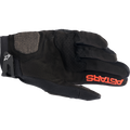 Alpinestars Megawatt V2 Gloves - Black/Fluo Red