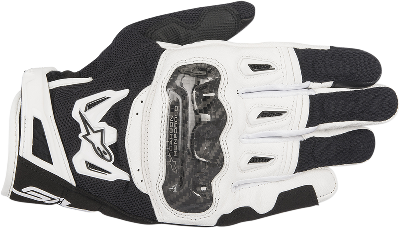 Alpinestars SMX-2 Air Carbon V2 Gloves - Black/White