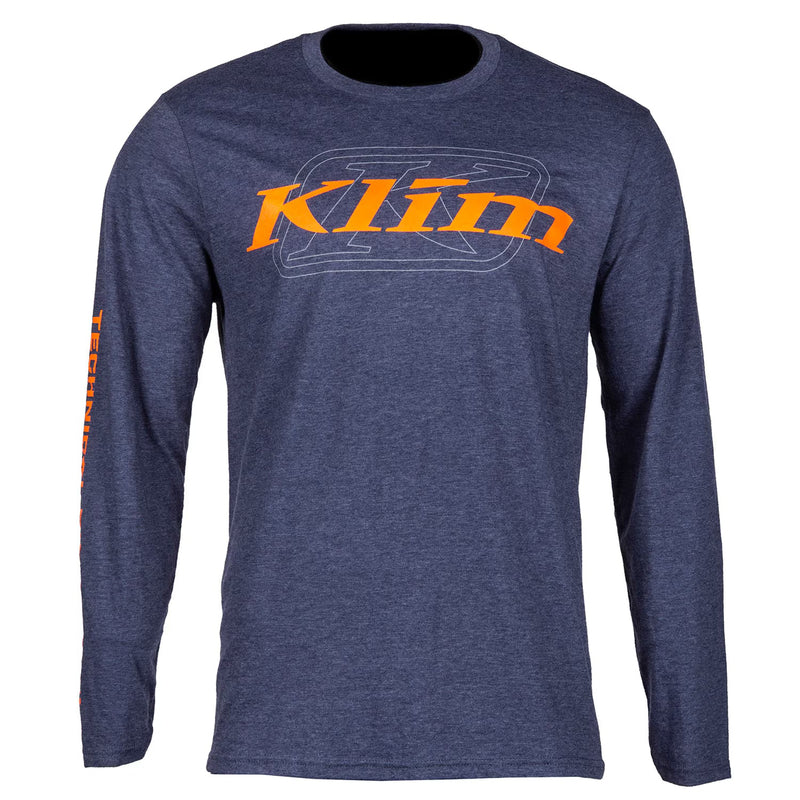 MD / Heathered Navy - Strike Orange