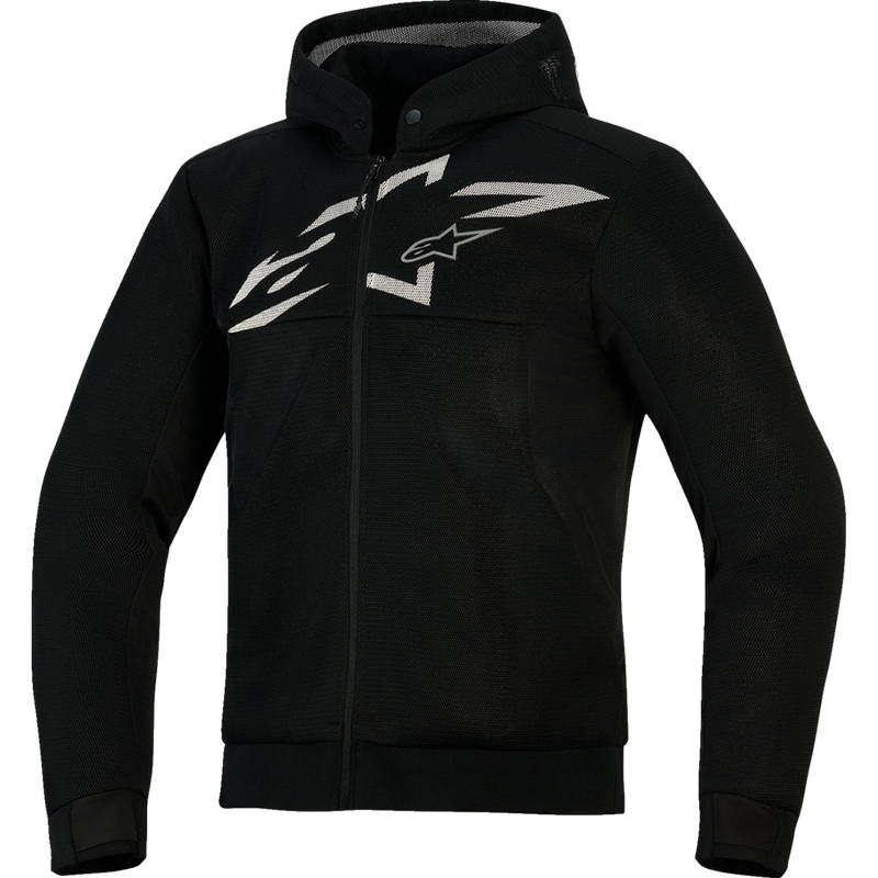 Alpinestars Chrome Super Airflow Hoodie - Black/Dark Gray/White