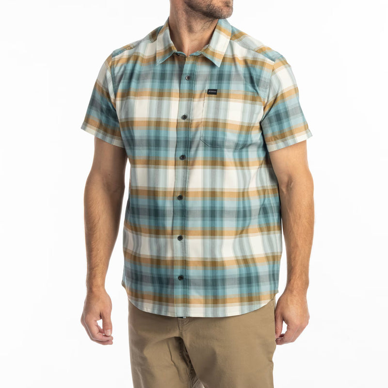 SM / Mineral Blue - Golden Brown