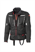 MOTO GUZZI JACKET - ADVENTURE TOURING - BLACK/SILVER/GREEN - S SIZE - 606995M01JG