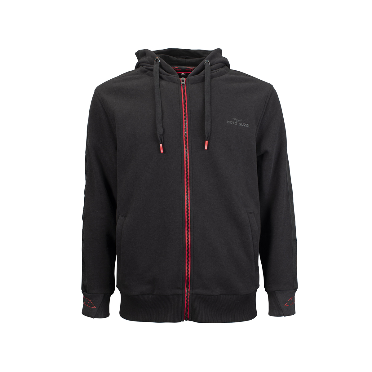 MOTO GUZZI TT FLEECE - MAN - BLACK - S SIZE - 607098M01BL