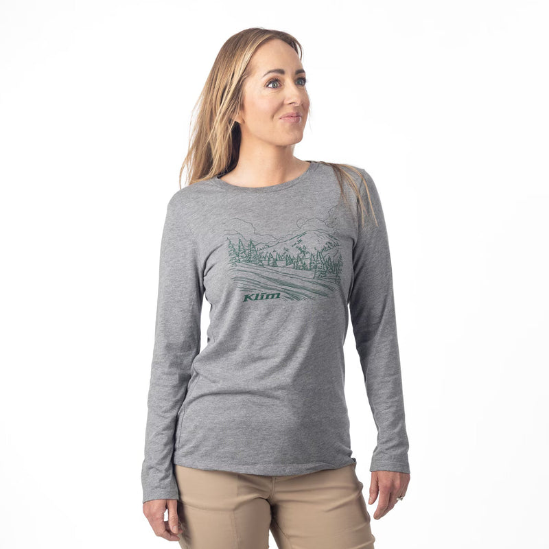 SM / Heathered Gray - Rain Forest