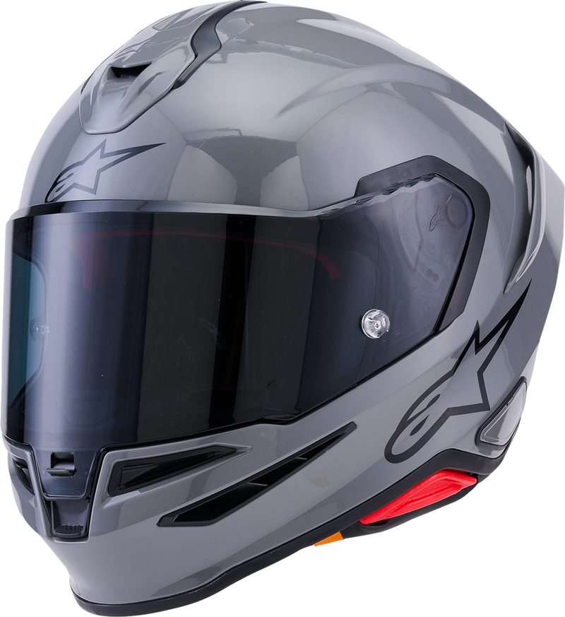 Alpinestars Supertech R7 Helmet - 22.06 - Solid - Gloss Gray
