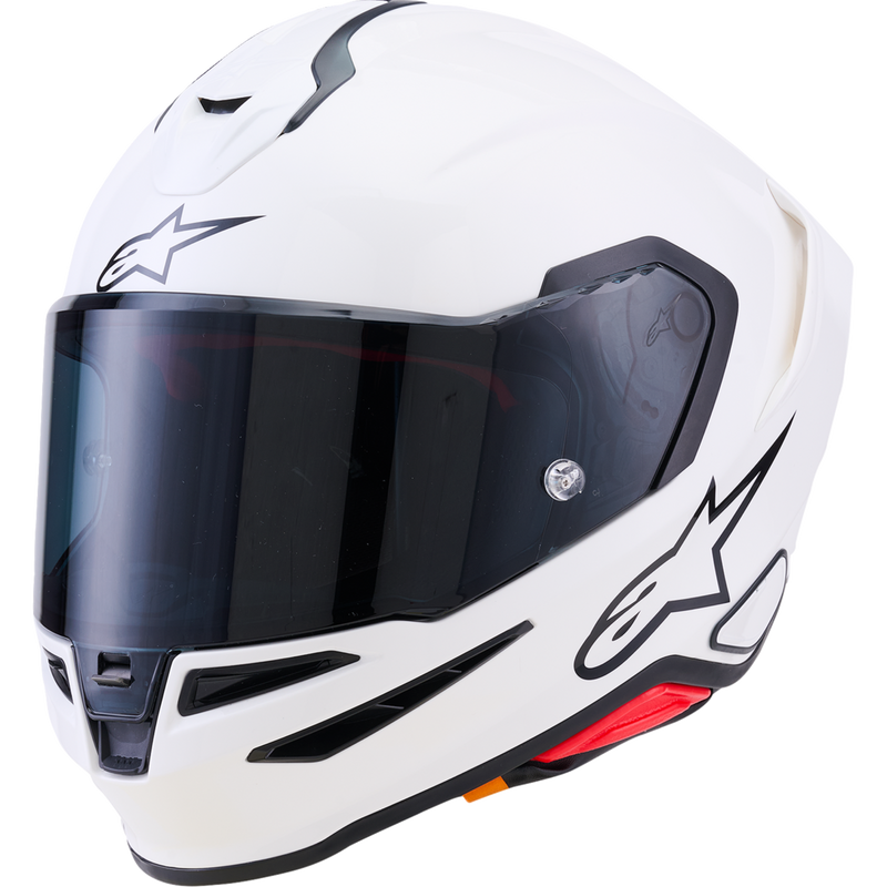 Alpinestars Supertech R7 Helmet - 22.06 - Solid - Gloss White