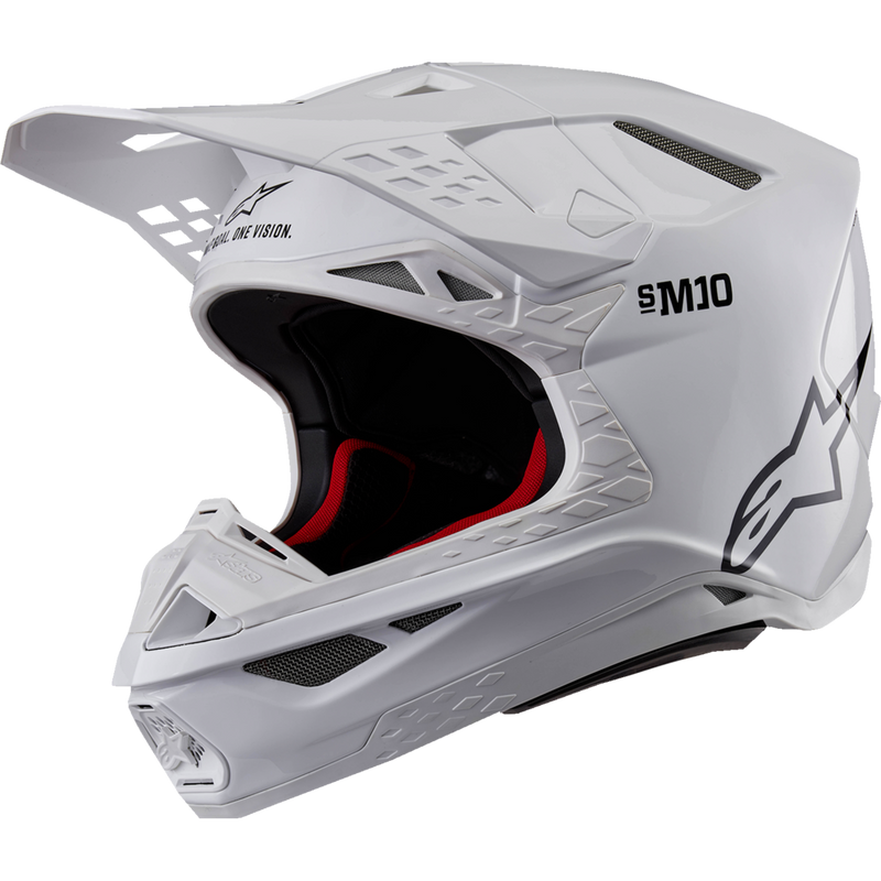 Alpinestars Supertech M10 Helmet - Solid - MIPS® - Gloss White