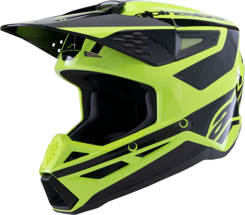 Alpinestars SM3 Helmet - Heat - Gloss Yellow Fluo/Black