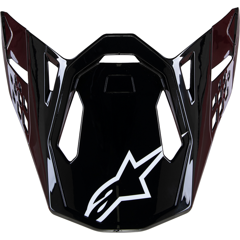 Alpinestars Supertech M10 Visor - Solid - Gloss Black Carbon