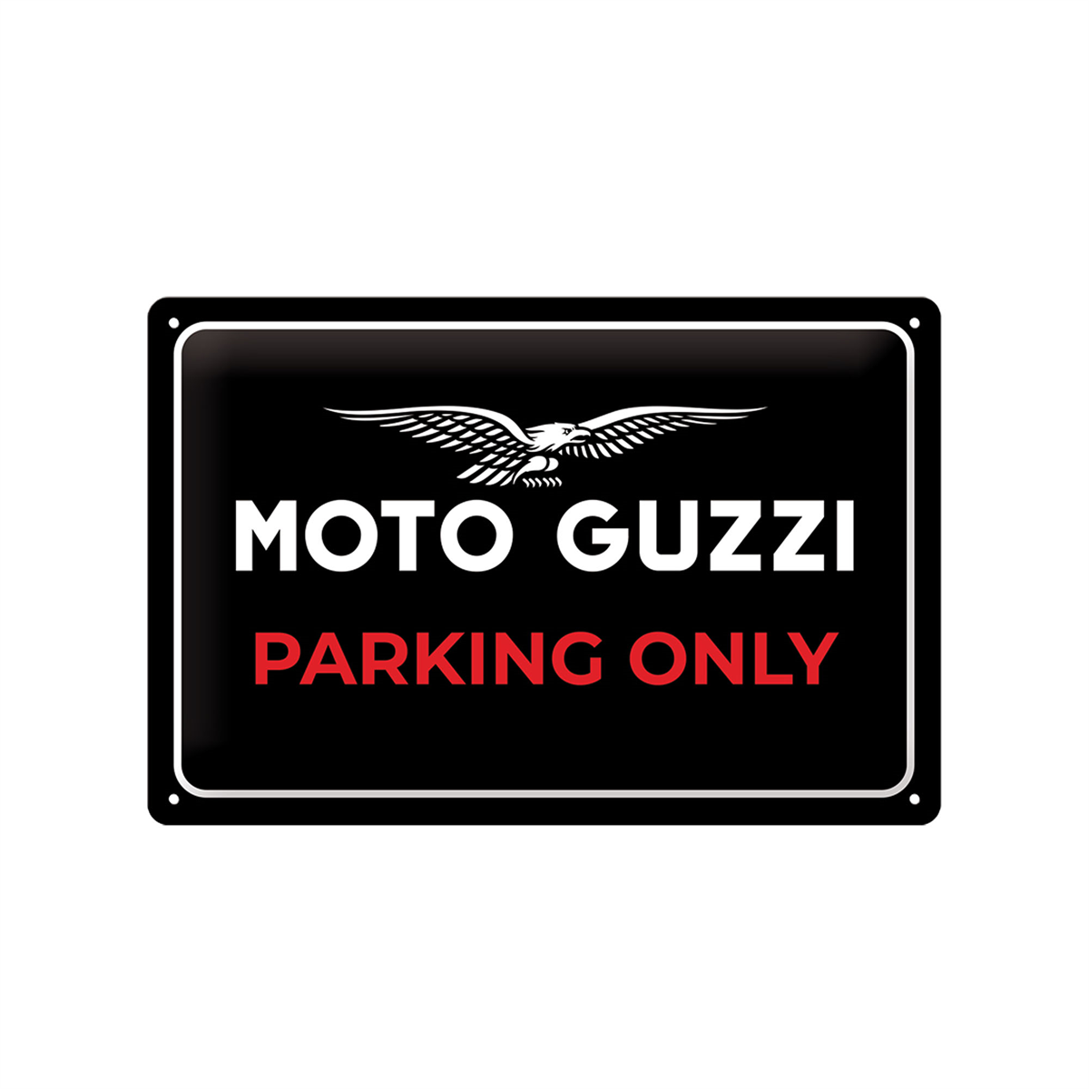 MG TIN SIGN PARKING ONLY - 8L0355MNNBLK