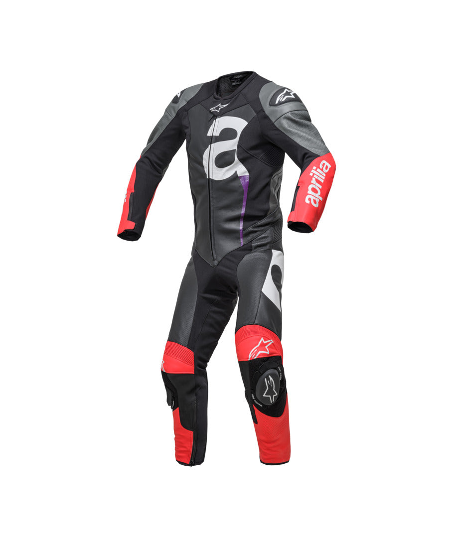 APRILIA THROTTLE LEATHER SUIT WITH PROTECTIONS SIZE - 48 - 8T0018M01BLK