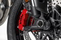 Coloured front brake callipers.