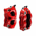 Coloured front brake callipers.