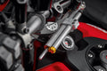 Öhlins adjustable steering damper.