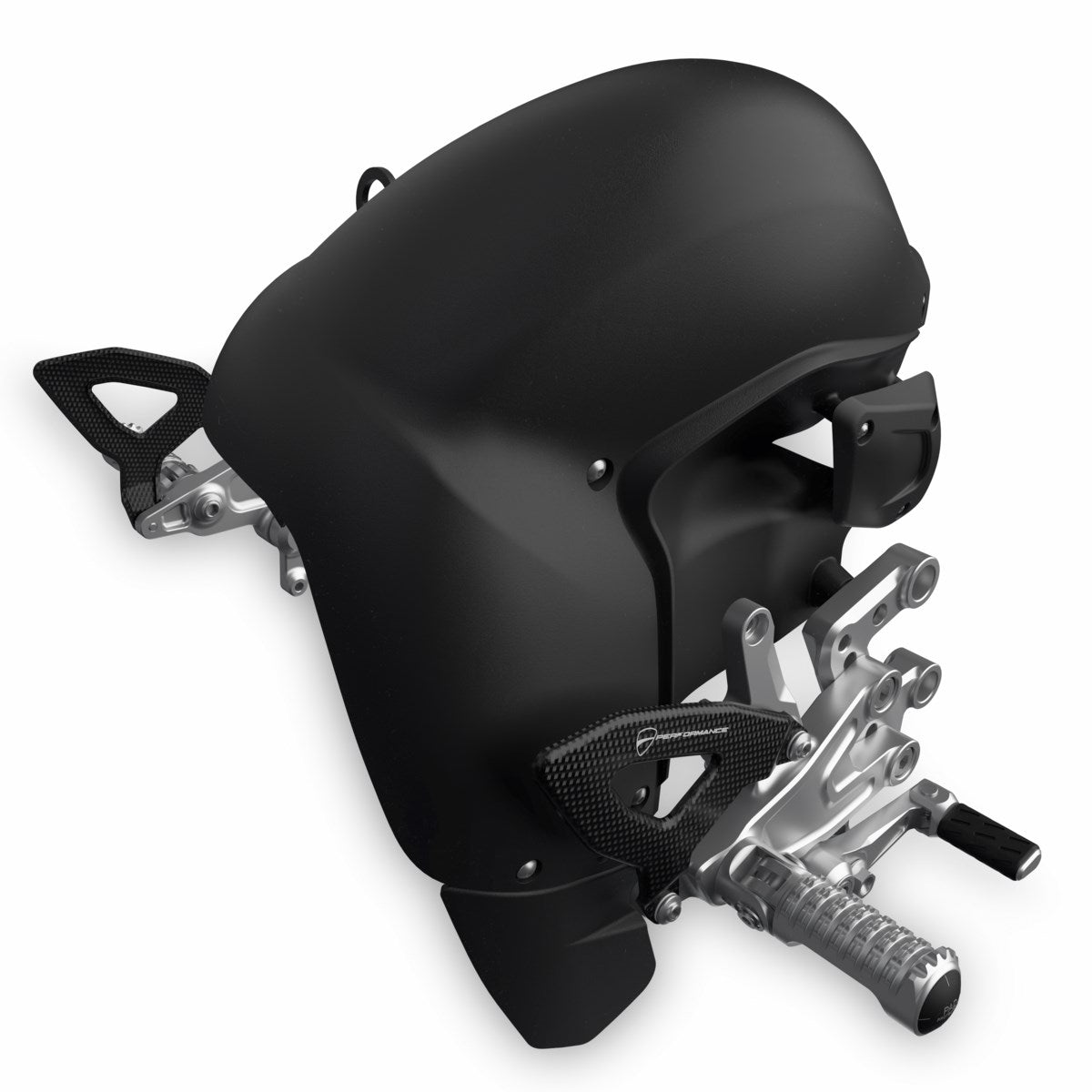 Adjustable Sport rider footpegs. - SET PEDANE PILOTA REG. STRADA V21A