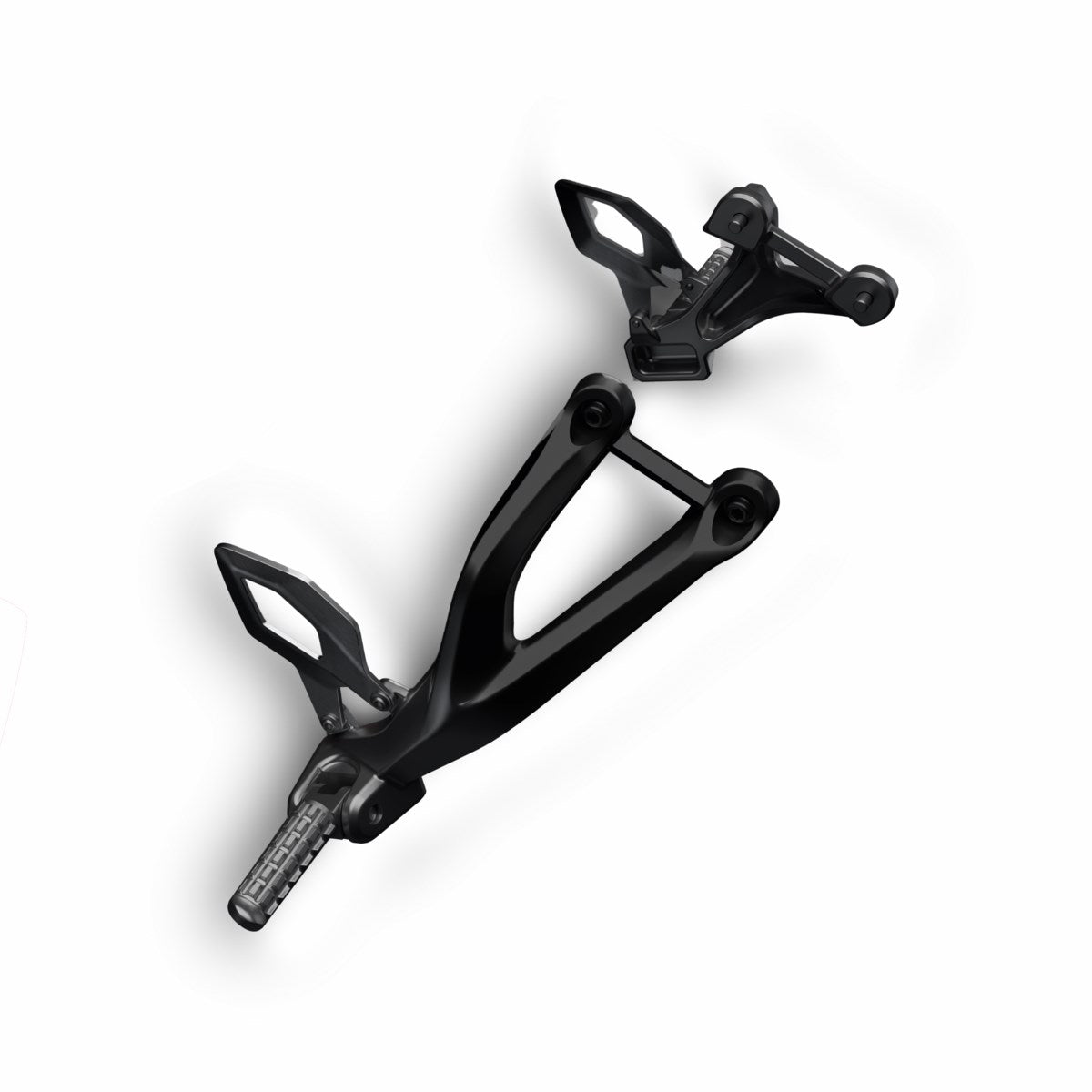 Passenger footpegs. - SET PEDANE PASSEGGERO 2102 - NERO