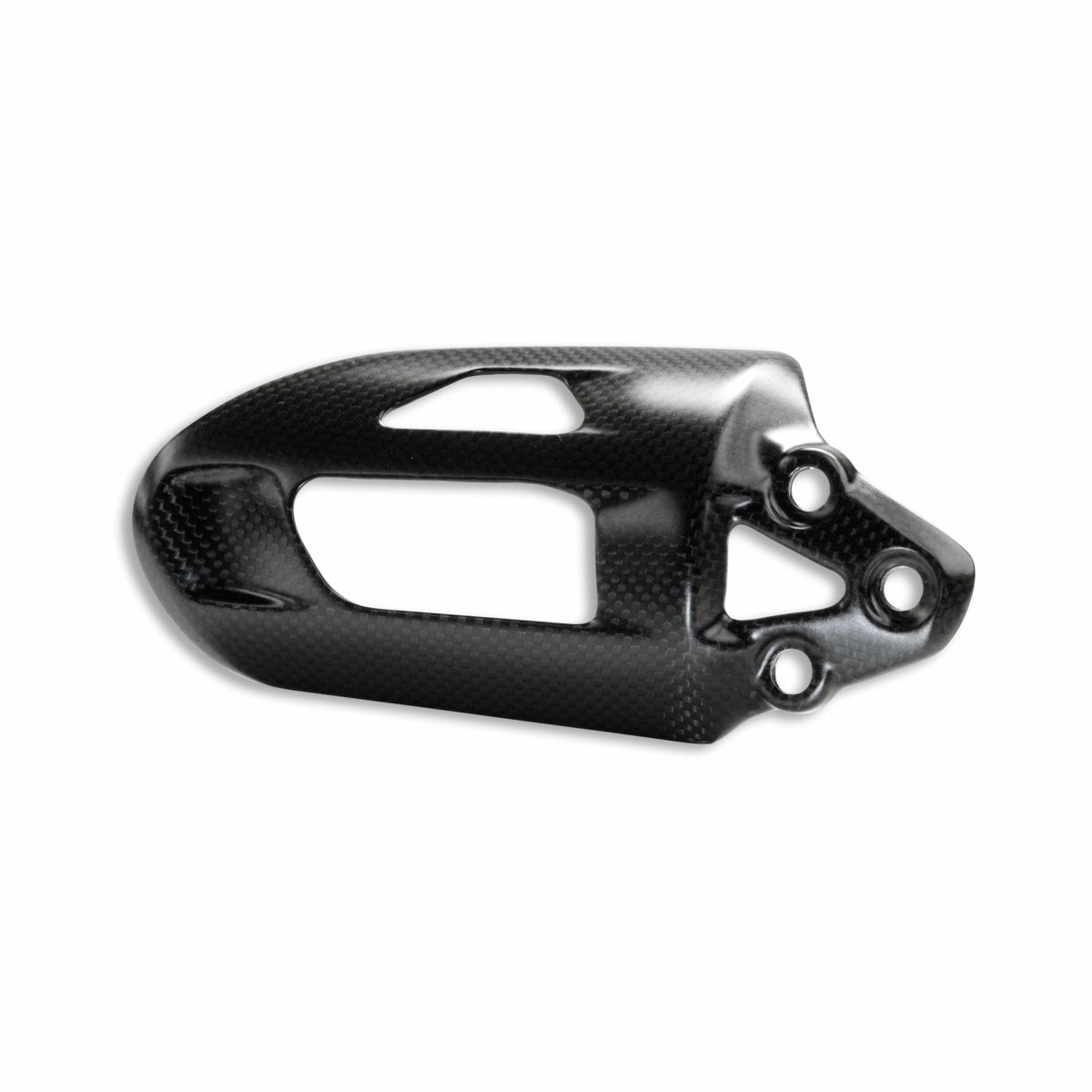 Carbon cover for rear shock absorber. - PROTECTION CARBON