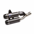 Carbon racing silencers.