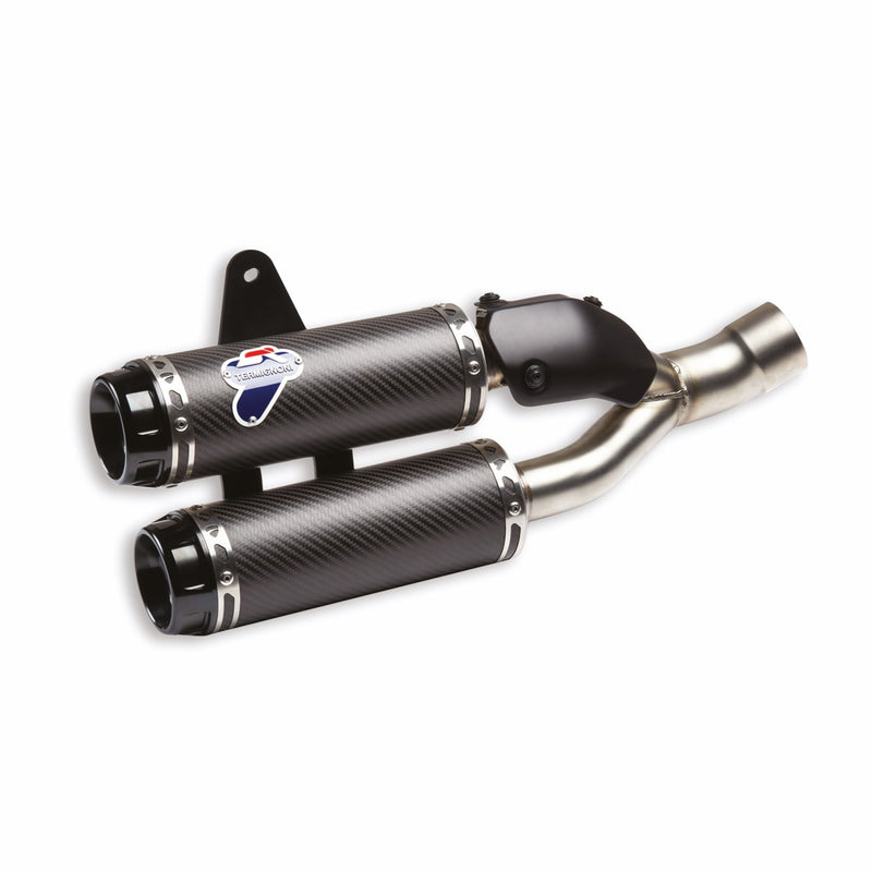 Carbon racing silencers.