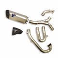 Complete exhaust assembly.