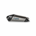 Titanium racing silencers.