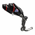 Racing complete exhaust system.
