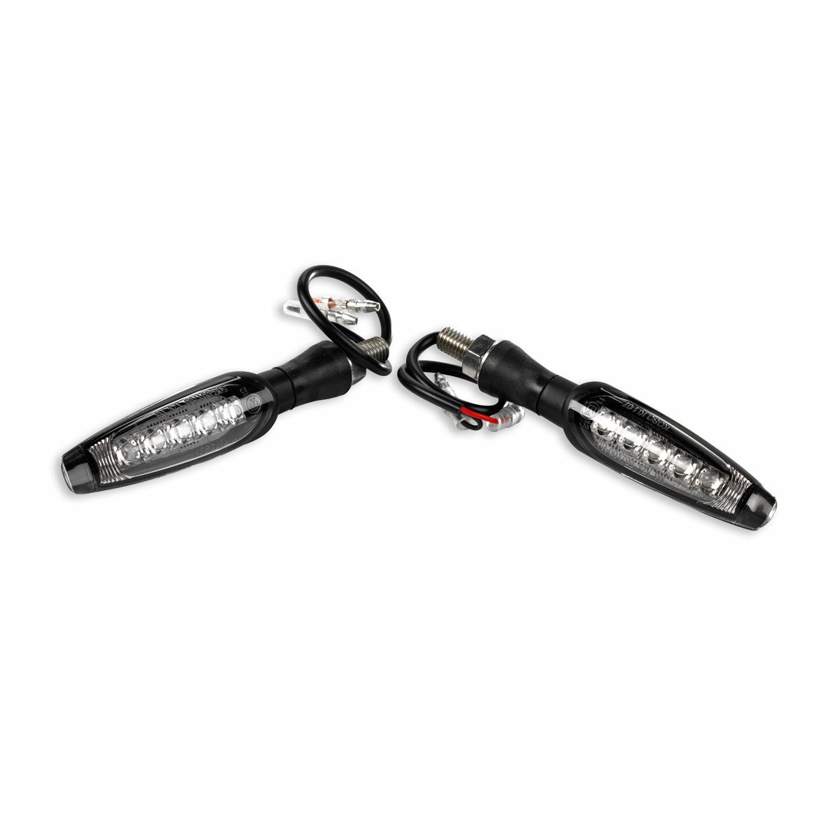 Pair of LED turn indicators. - TYPE-APPR. LED TURN INDIC.(2PCS)THREADED