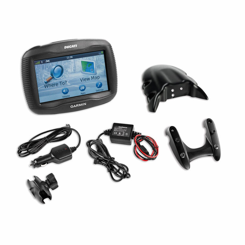 Ducati Zumo 390 satellite navigator kit.