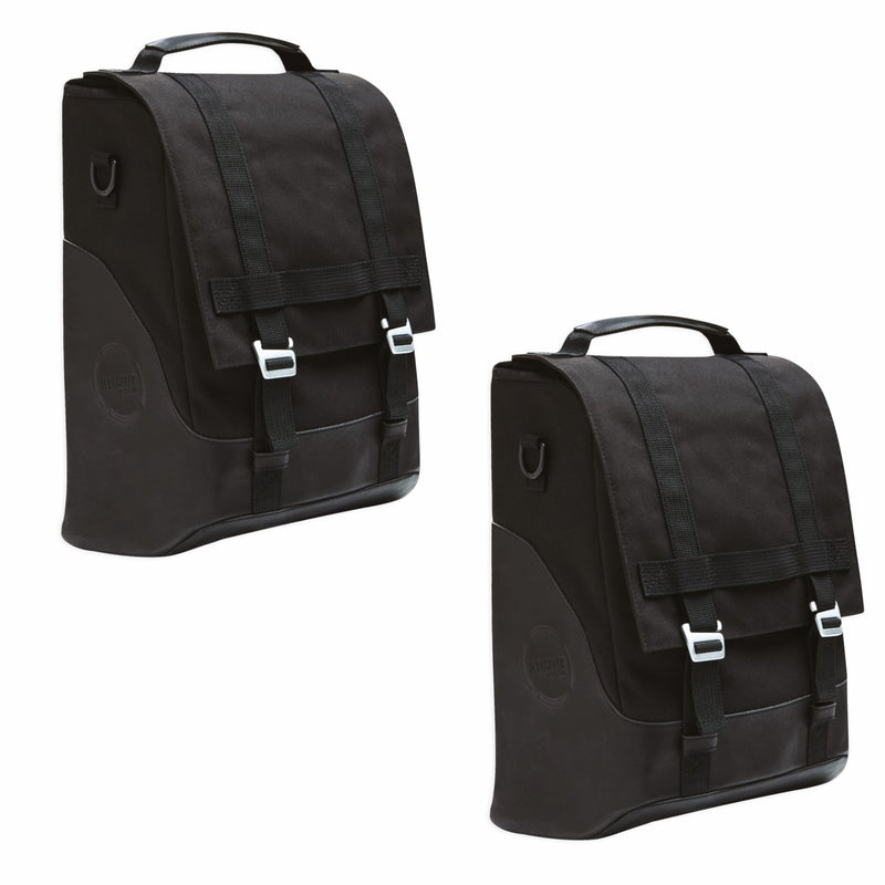 Soft side panniers.