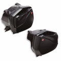 Plastic side panniers.