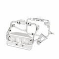 Subframes for aluminium side panniers.