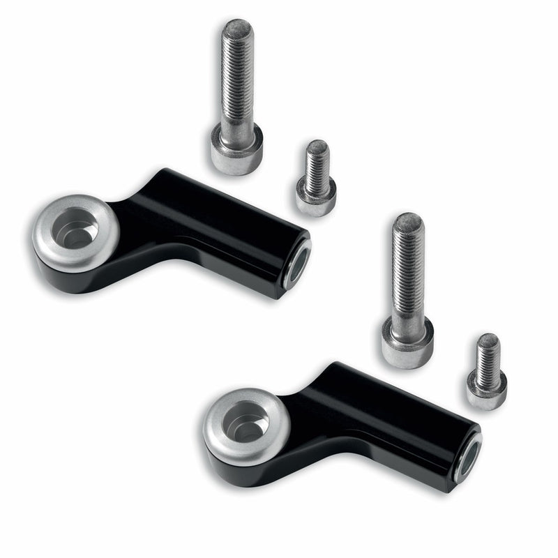 Pair of adapters for rear-view mirrors. - MIRROR ADAPTER SET DUCATIBYRIZOMA