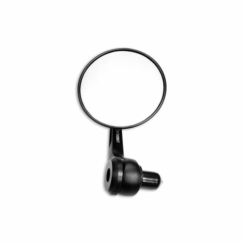 Handlebar LH rear-view mirror.