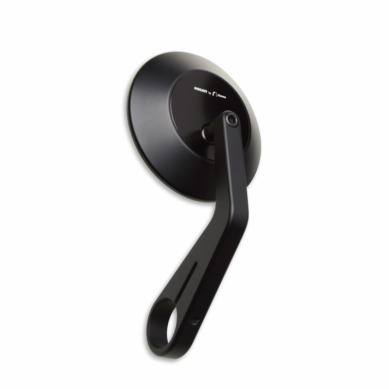 Handlebar rear-view mirror.