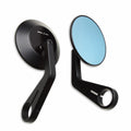 Handlebar rear-view mirror.