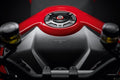 Carbon tank cover.