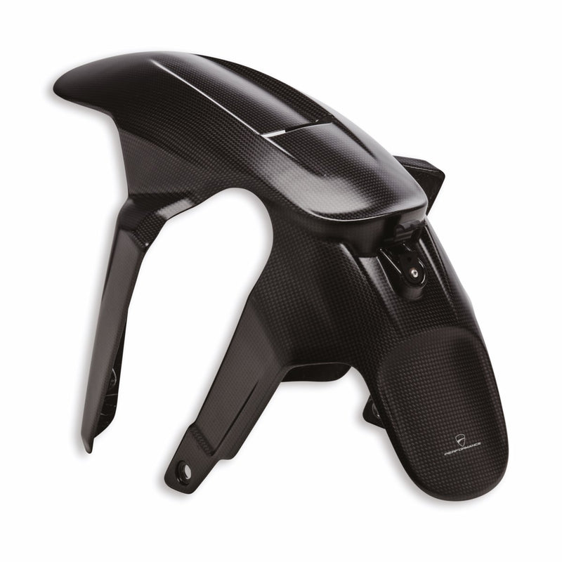 Carbon front mudguard.