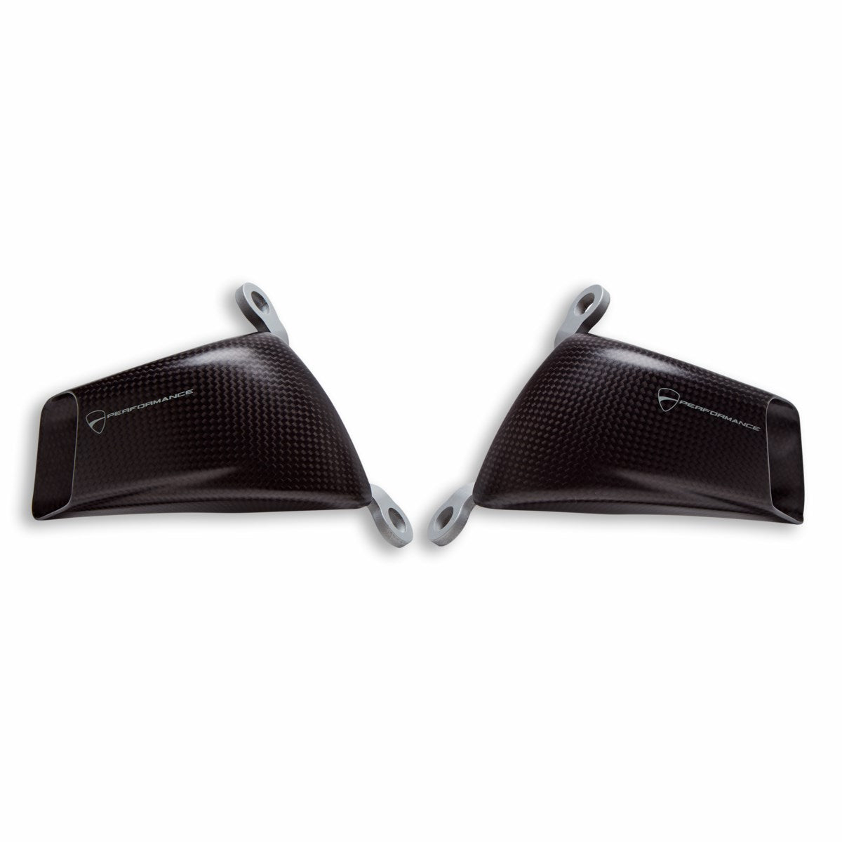 Carbon ducts for brake cooling. - FRONT CALIPERS AIR CENVEYORS SET