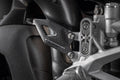 Carbon heel guard.