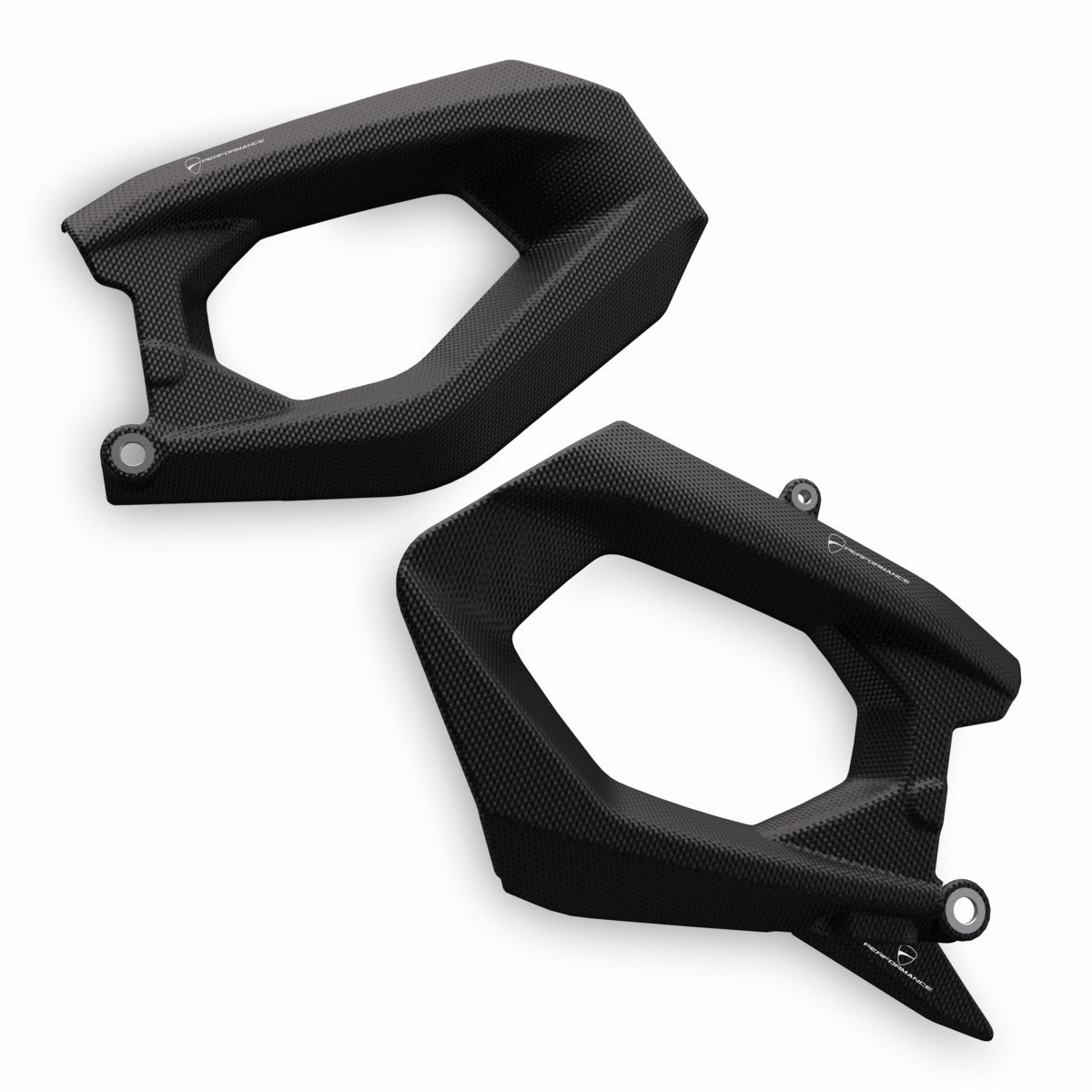 Carbon swingarm guard. - SET COVER FORCELLONE CF V22Q