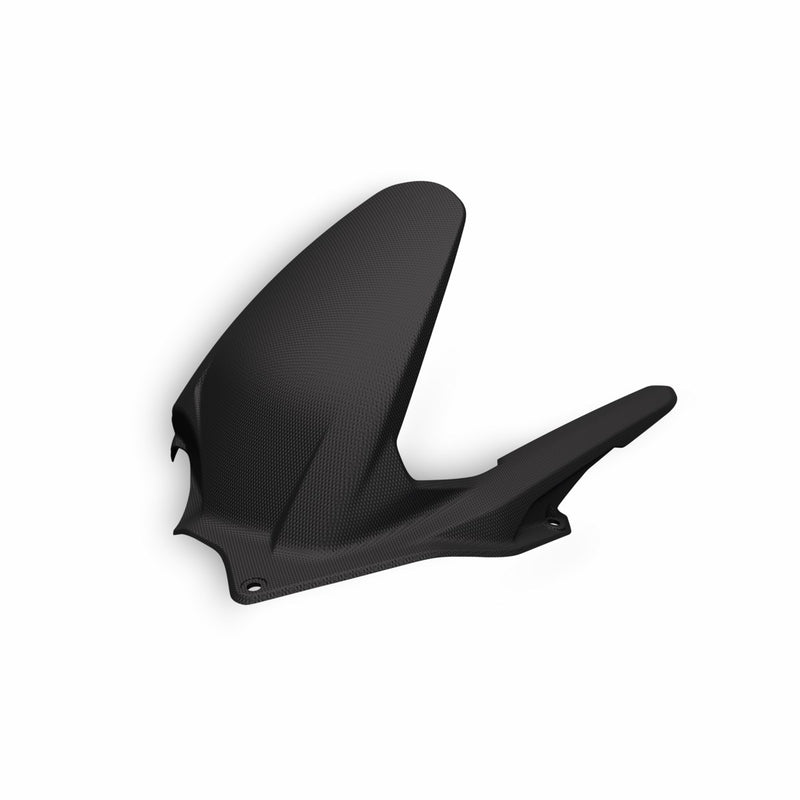 Carbon rear mudguard.