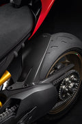 Carbon rear mudguard.