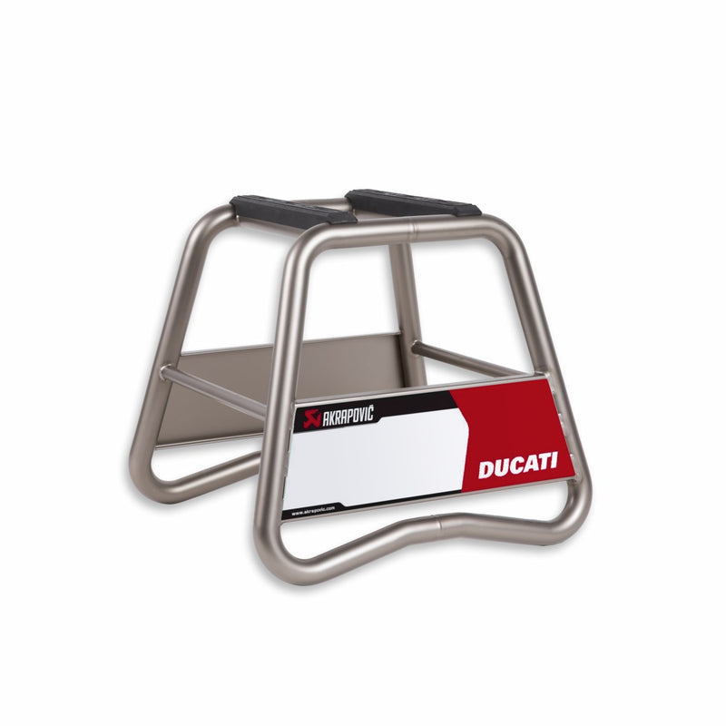 Titanium bike stand.