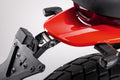 Rear plastic fibre mudguard.