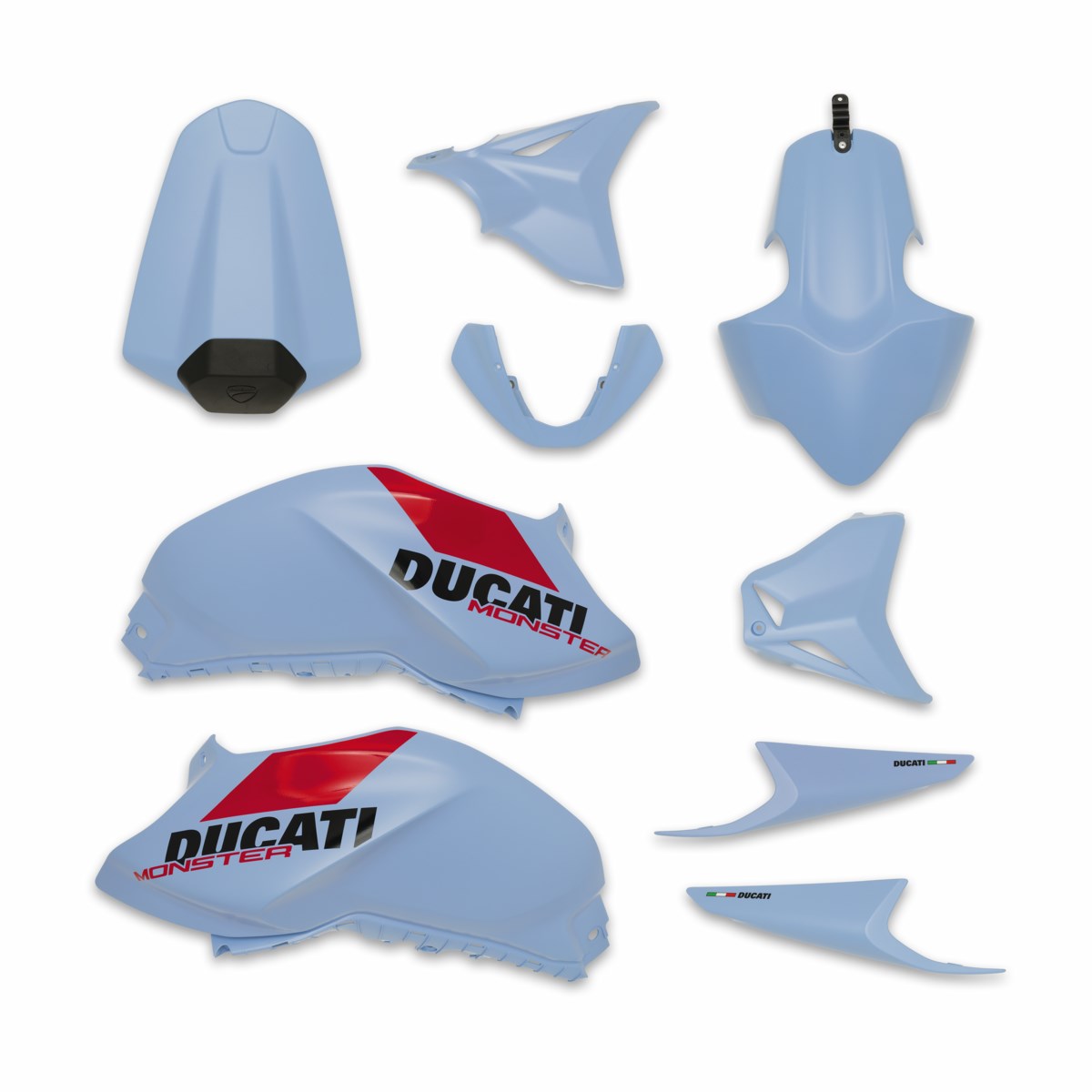 Customised Light Blue fairings. - PERSONALIZ VERNICIATI - AZZURRO