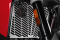 Aluminium protection grid for water radiator.