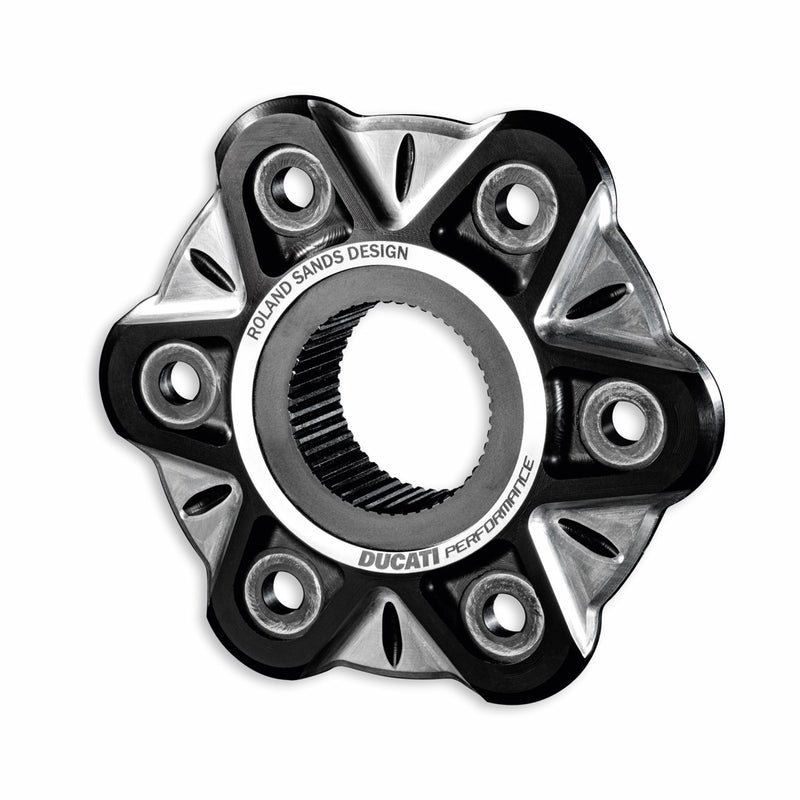 Flange in billet aluminium.