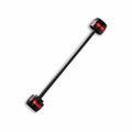 Swinging arm slider.