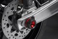 Swinging arm slider.